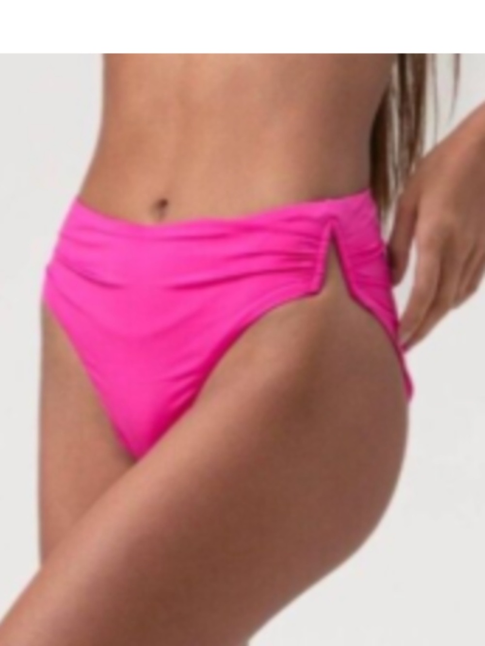 Trina turk sz 6 pink swimsuit bikini bottoms side v Monaco high waist